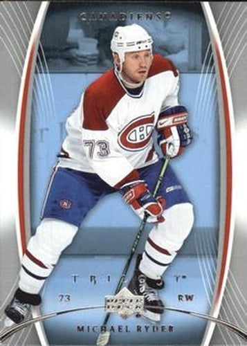 #54 Michael Ryder - Montreal Canadiens - 2007-08 Upper Deck Trilogy Hockey