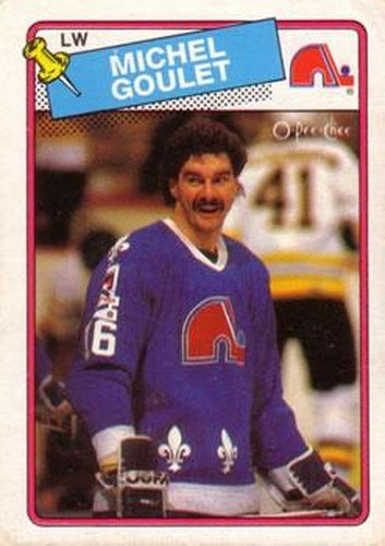 #54 Michel Goulet - Quebec Nordiques - 1988-89 O-Pee-Chee Hockey