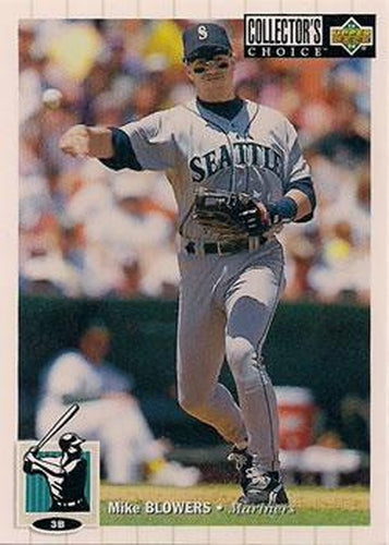 #54 Mike Blowers - Seattle Mariners - 1994 Collector's Choice Baseball