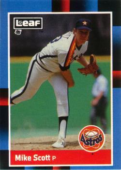 #54 Mike Scott - Houston Astros - 1988 Leaf Baseball