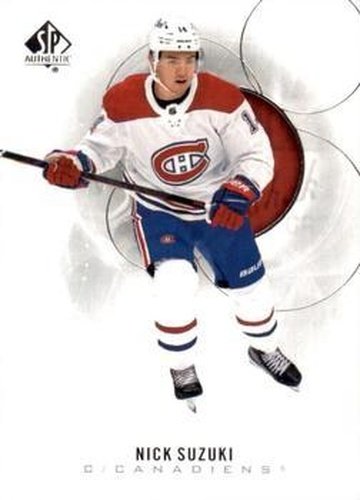 #54 Nick Suzuki - Montreal Canadiens - 2020-21 SP Authentic Hockey