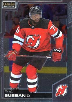 #54 P.K. Subban - New Jersey Devils - 2020-21 O-Pee-Chee Platinum Hockey