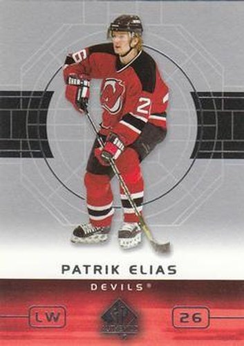 #54 Patrik Elias - New Jersey Devils - 2002-03 SP Authentic Hockey