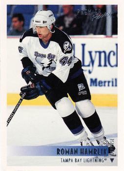 #54 Roman Hamrlik - Tampa Bay Lightning - 1994-95 Topps Premier Hockey