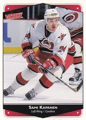 #54 Sami Kapanen - Carolina Hurricanes - 1999-00 Upper Deck Victory Hockey