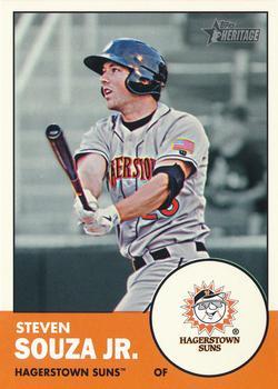 #54 Steven Souza - Hagerstown Suns - 2012 Topps Heritage Minor League Baseball