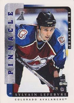 #54 Sylvain Lefebvre - Colorado Avalanche - 1996-97 Pinnacle Be a Player Hockey