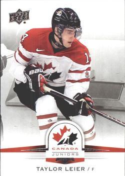 #54 Taylor Leier - Canada - 2014-15 Upper Deck Team Canada Juniors Hockey