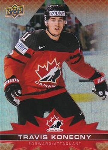 #54 Travis Konecny - Canada - 2021-22 Upper Deck Tim Hortons Team Canada Hockey