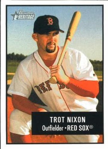 #54 Trot Nixon - Boston Red Sox - 2003 Bowman Heritage Baseball