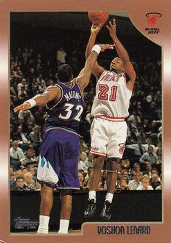 #54 Voshon Lenard - Miami Heat - 1998-99 Topps Basketball
