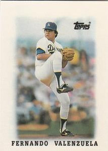 #54 Fernando Valenzuela - Los Angeles Dodgers - 1988 Topps Major League Leaders Minis Baseball