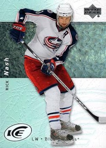 #54 Rick Nash - Columbus Blue Jackets - 2007-08 Upper Deck Ice Hockey