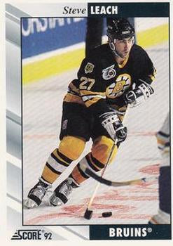 #54 Steve Leach - Boston Bruins - 1992-93 Score USA Hockey