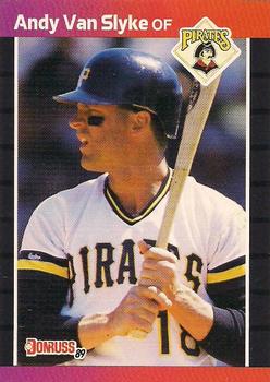 #54 Andy Van Slyke - Pittsburgh Pirates - 1989 Donruss Baseball