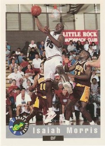 #54 Isaiah Morris - Arkansas Razorbacks - 1992 Classic Draft Basketball