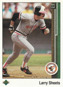 #254 Larry Sheets - Baltimore Orioles - 1989 Upper Deck Baseball