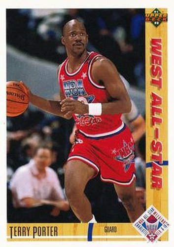 #54 Terry Porter - Portland Trail Blazers - 1991-92 Upper Deck Basketball