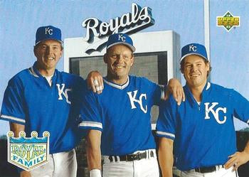 #54 Wally Joyner / Gregg Jefferies / George Brett - Kansas City Royals - 1993 Upper Deck Baseball