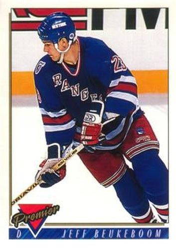 #54 Jeff Beukeboom - New York Rangers - 1993-94 O-Pee-Chee Premier Hockey