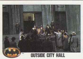 #54 Outside City Hall - 1989 Topps Batman