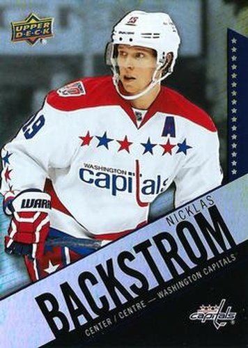 #54 Nicklas Backstrom - Washington Capitals - 2015-16 Upper Deck Tim Hortons Hockey