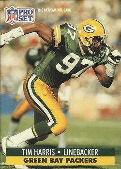 #154 Tim Harris - Green Bay Packers - 1991 Pro Set Football