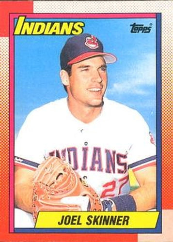 #54 Joel Skinner - Cleveland Indians - 1990 O-Pee-Chee Baseball