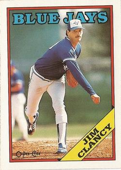 #54 Jim Clancy - Toronto Blue Jays - 1988 O-Pee-Chee Baseball