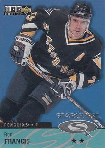 #SQ54 Ron Francis - Pittsburgh Penguins - 1997-98 Collector's Choice Hockey - StarQuest