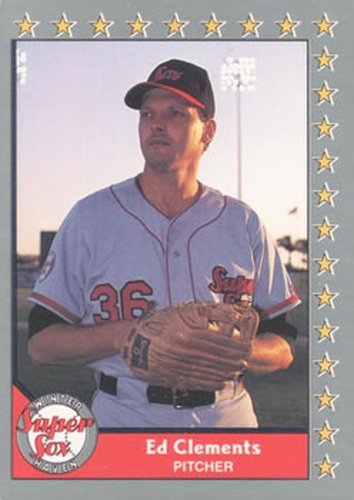 #54 Ed Clements - Winter Haven Super Sox - 1990 Pacific Senior League Baseball