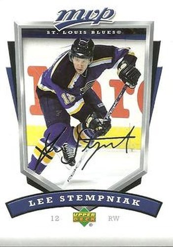 #254 Lee Stempniak - St. Louis Blues - 2006-07 Upper Deck MVP Hockey