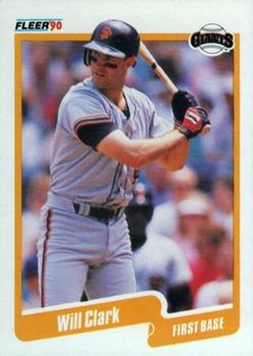 #54 Will Clark - San Francisco Giants - 1990 Fleer USA Baseball