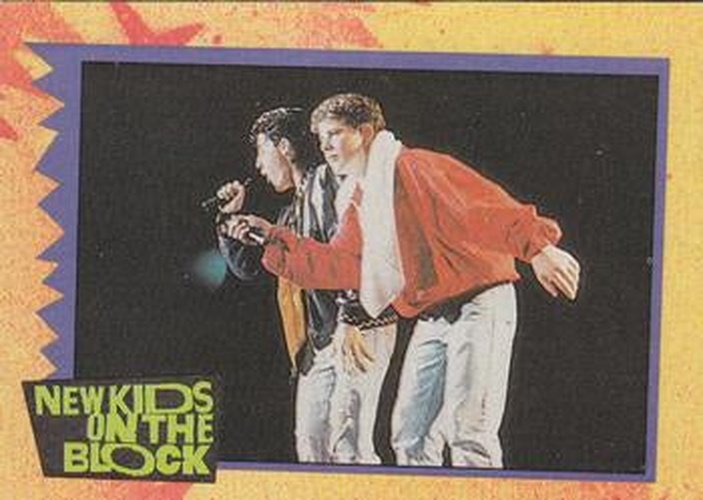 #54a Workin' Hard! - 1989 Topps New Kids on the Block