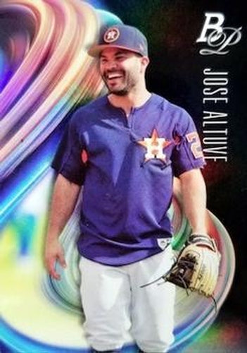 #54b Jose Altuve - Houston Astros - 2018 Bowman Platinum Baseball