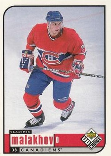#104 Vladimir Malakhov - Montreal Canadiens - 1998-99 UD Choice Hockey