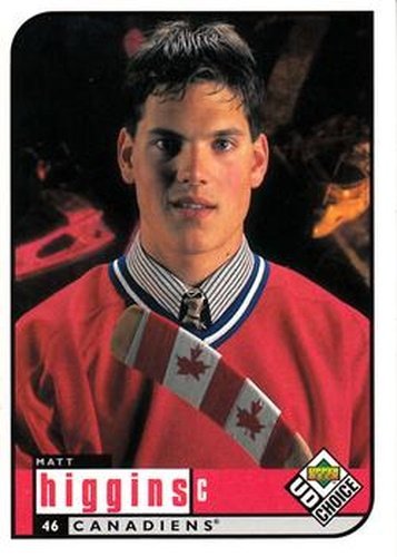 #107 Matt Higgins - Montreal Canadiens - 1998-99 UD Choice Hockey