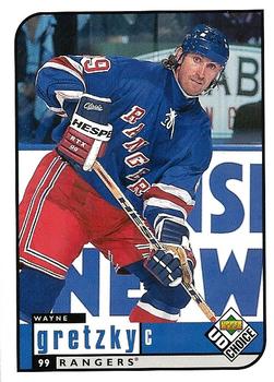 #128 Wayne Gretzky - New York Rangers - 1998-99 UD Choice Hockey
