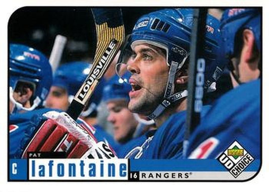#130 Pat Lafontaine - New York Rangers - 1998-99 UD Choice Hockey
