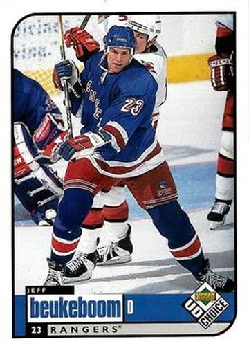 #136 Jeff Beukeboom - New York Rangers - 1998-99 UD Choice Hockey