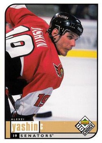#141 Alexei Yashin - Ottawa Senators - 1998-99 UD Choice Hockey