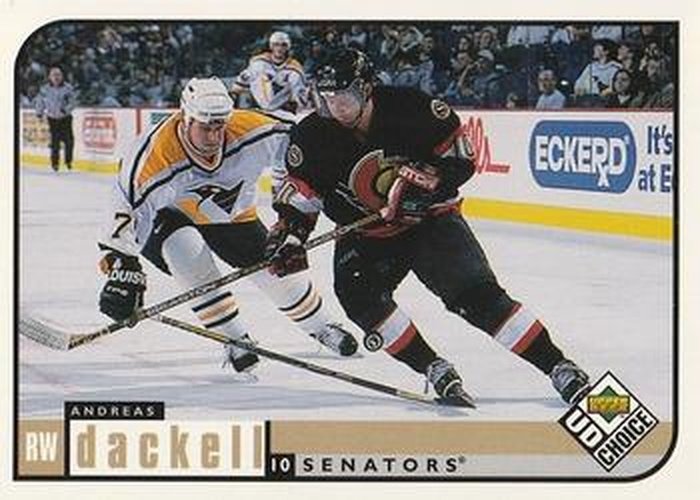 #146 Andreas Dackell - Ottawa Senators - 1998-99 UD Choice Hockey