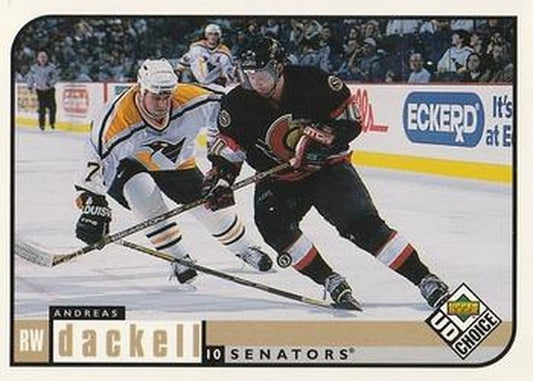 #146 Andreas Dackell - Ottawa Senators - 1998-99 UD Choice Hockey