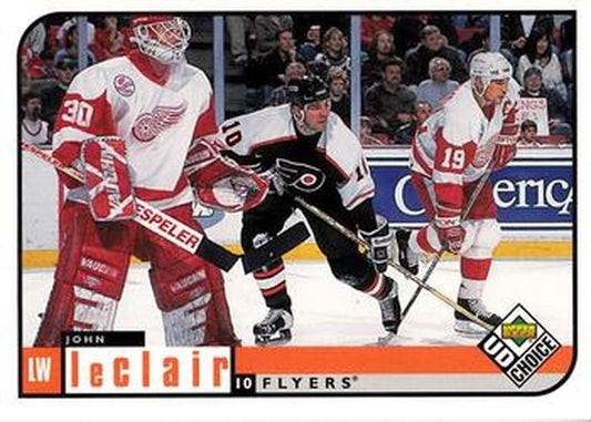 #153 John LeClair - Philadelphia Flyers - 1998-99 UD Choice Hockey