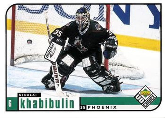 #162 Nikolai Khabibulin - Phoenix Coyotes - 1998-99 UD Choice Hockey