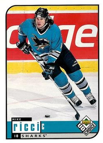 #180 Mike Ricci - San Jose Sharks - 1998-99 UD Choice Hockey