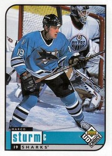 #181 Marco Sturm - San Jose Sharks - 1998-99 UD Choice Hockey