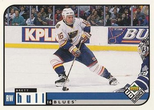 #183 Brett Hull - St. Louis Blues - 1998-99 UD Choice Hockey