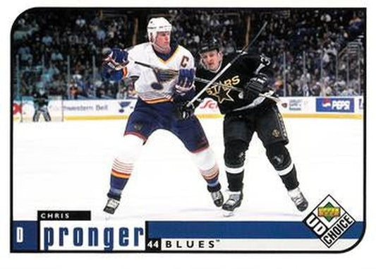 #185 Chris Pronger - St. Louis Blues - 1998-99 UD Choice Hockey
