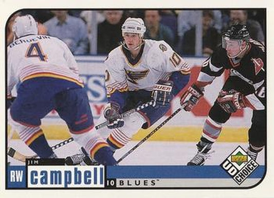 #189 Jim Campbell - St. Louis Blues - 1998-99 UD Choice Hockey